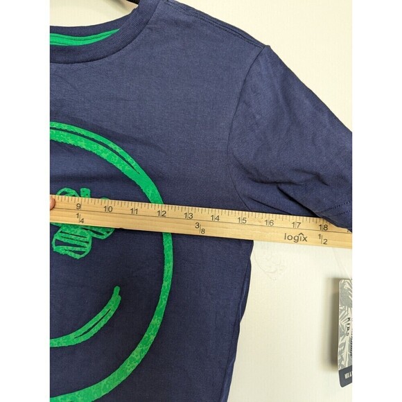 Tommy Bahama Kids Tee Large 10/12 Blue Green St Patricks - Picture 9 of 10